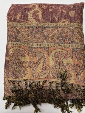 New | Mauve Pink Pashmina Shawl